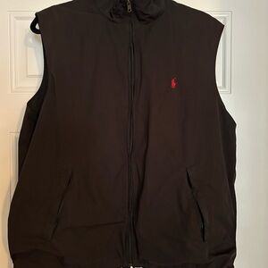 Polo Ralph Lauren Black Vest with Red Logo